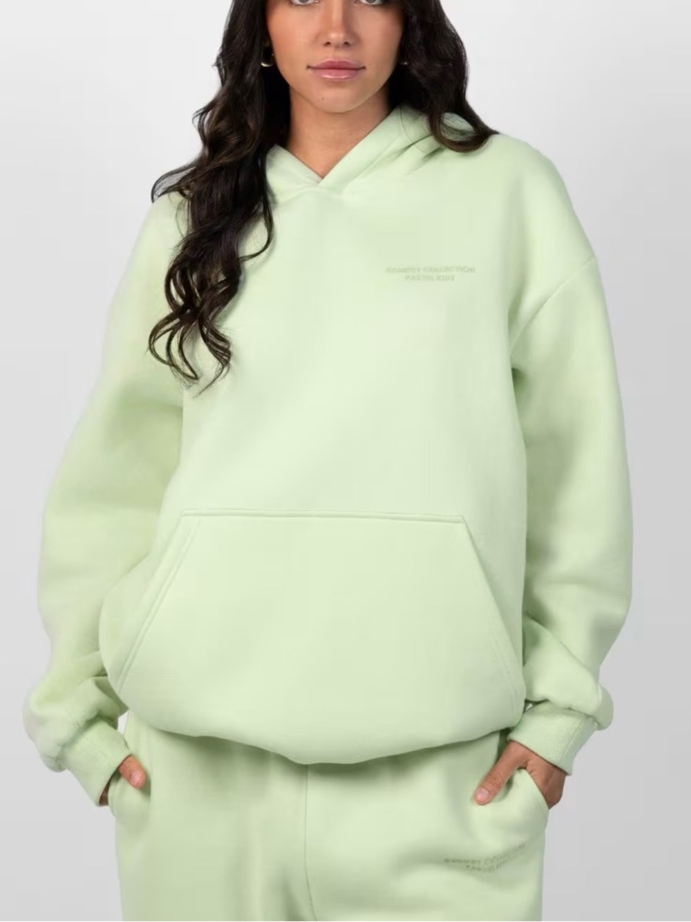 NWT Comfrt Hoodie in Pastel Honeydew